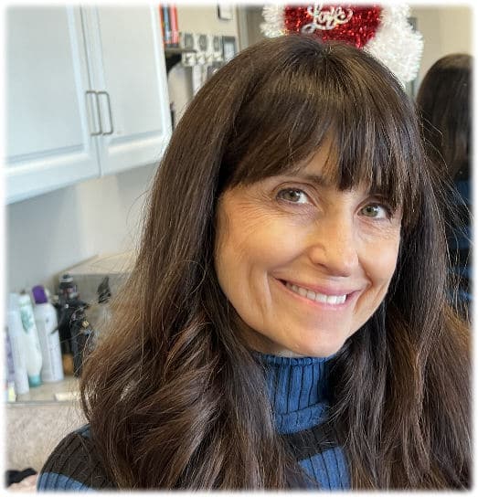 Shear Perfections 8 Angela Scaglione, salon owner and experienced cosmetologist and barber at Shear Perfections in Palmdale, CA