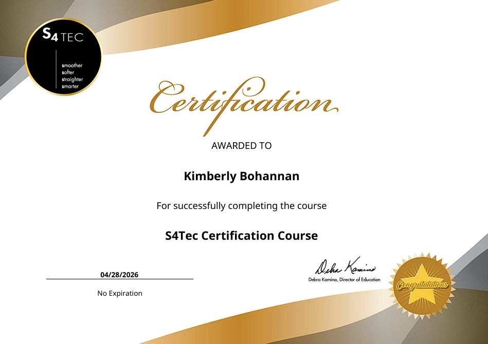 Shear Perfections 4 Kim Certification